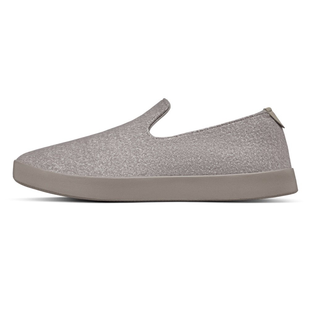 Allbirds Men\'s Slip-Ons Grey - Wool Loungers - 52168WNJX